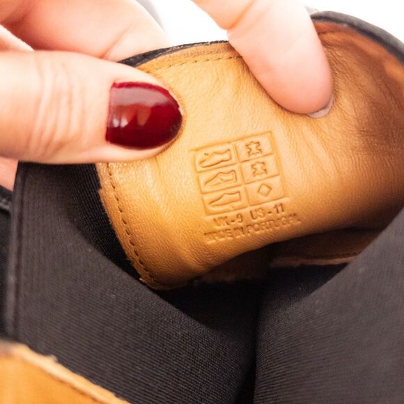 Sezane Lena Low Chelsea Boots Black Size 11 - Picture 11 of 11